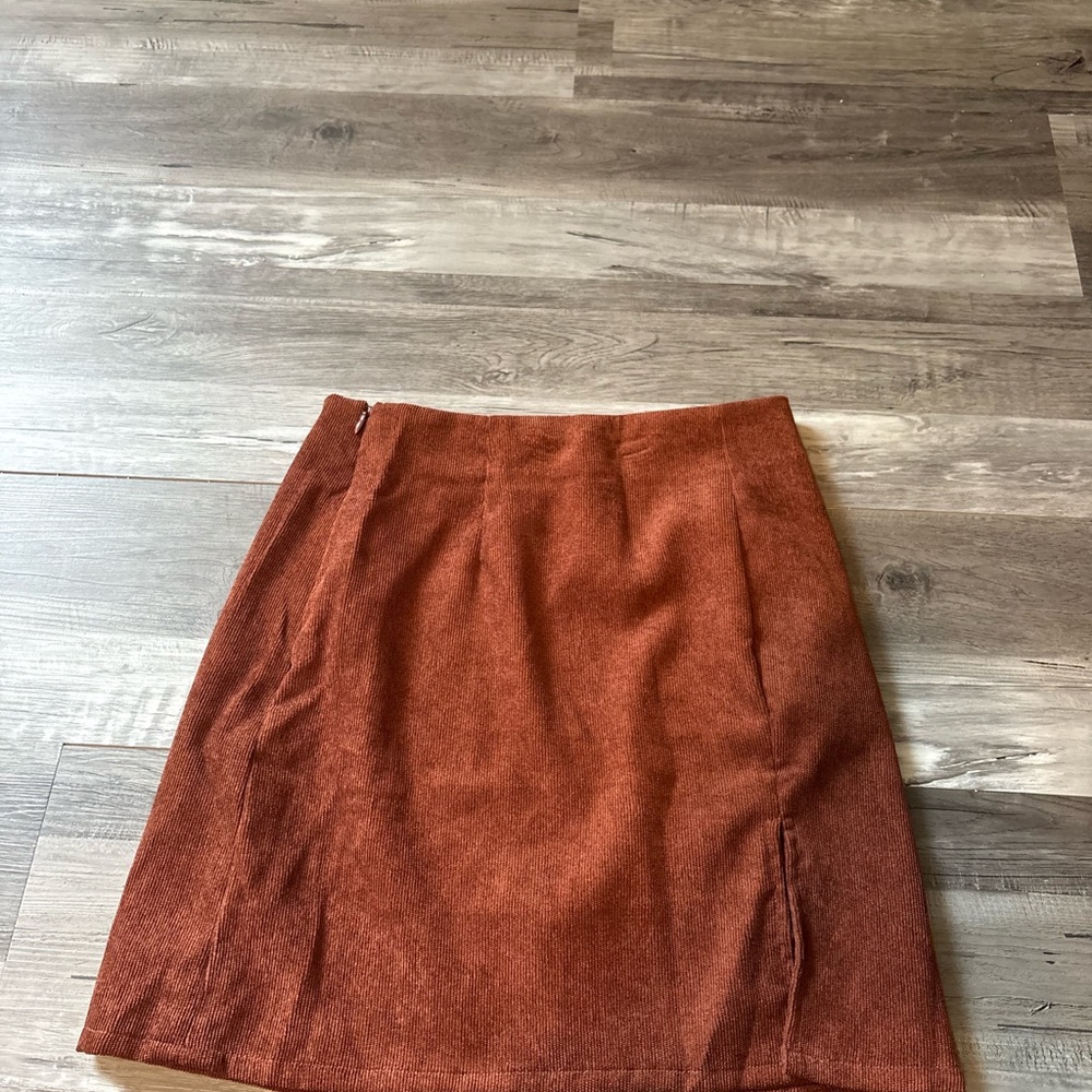 SHEIN Rust Pencil Skirt